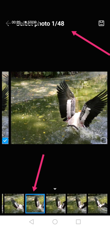 how to use burst mode