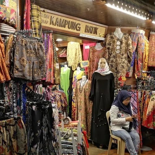 Malaysian batik at Central Market 
