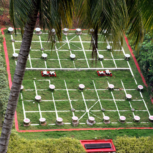 The Giant Chess Set at Thean Hou Temple