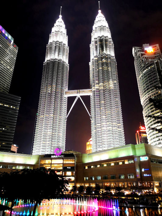 Petronas Twin Towers night