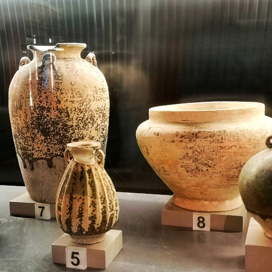 Artifacts recover from the shipwreck