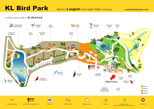 places to visit in kuala lumpur bird park