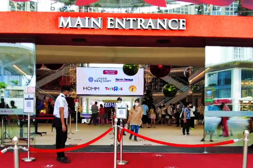 Main entrance of Pavilion Bukit Jalil