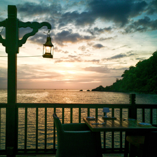 sunset at  Berjaya Langkawi Resort