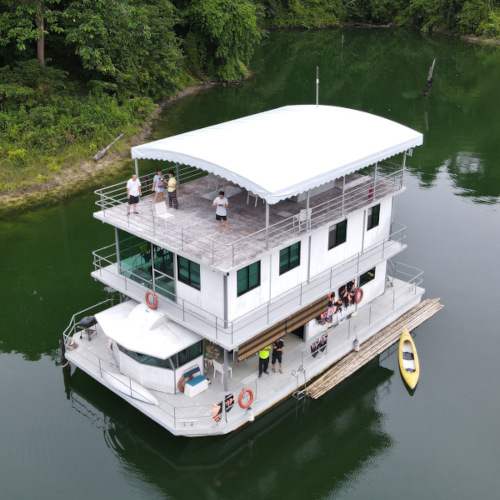 Houseboat of belum rainforest resort