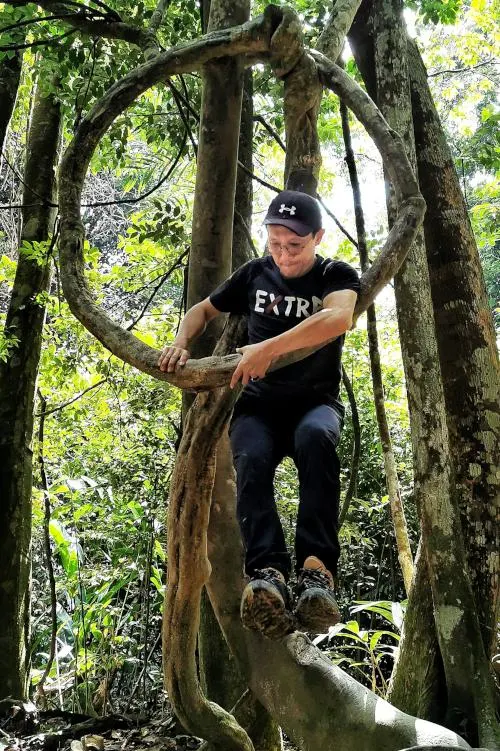 Landmark at Gunung Angsi trail 