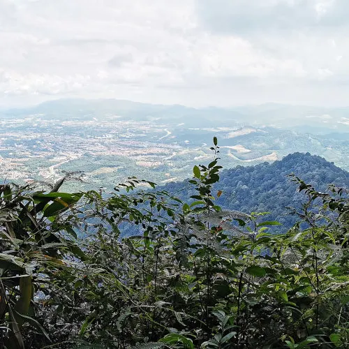 View from the summit of Gunung Angsi