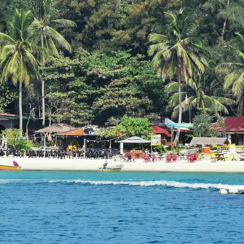 Long beach at perhentian kecil