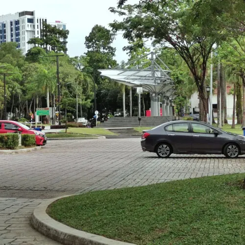 Parking area of the Selangor-Japan Friendship Garden