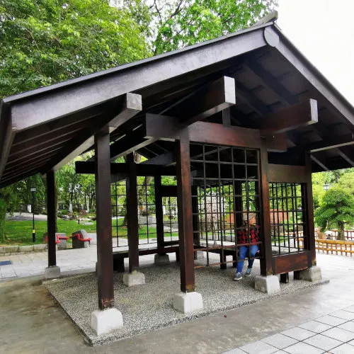 tea house at Selangor-Japan Friendship Garden