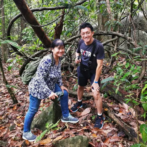 trekking at pulau tioman