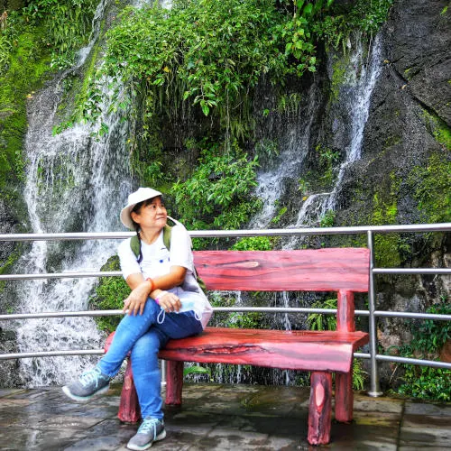  cave villa waterfall