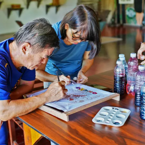 batik drawing, Bilit Adventure Lodge (17)s