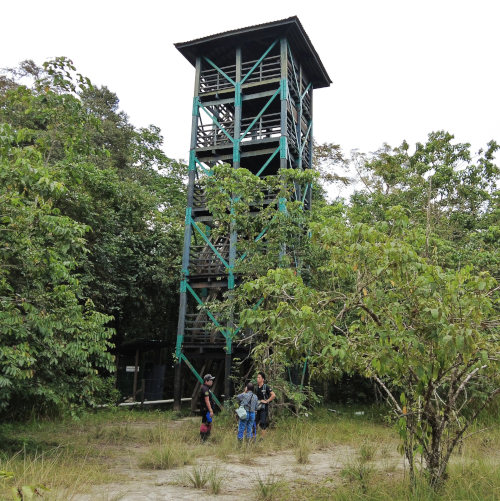mud valcano observation tower