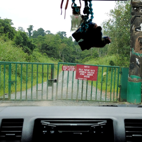 Tabin Wildlife Reserve gate