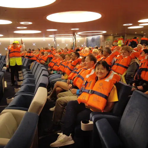 life jacket, Luxury cruise to Antarctica