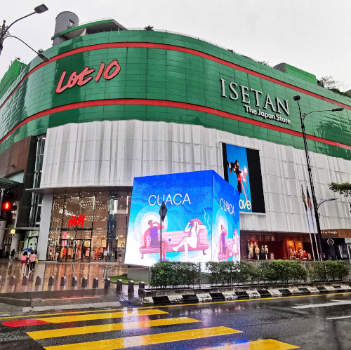 shopping malls in Kuala Lumpur. lot 10