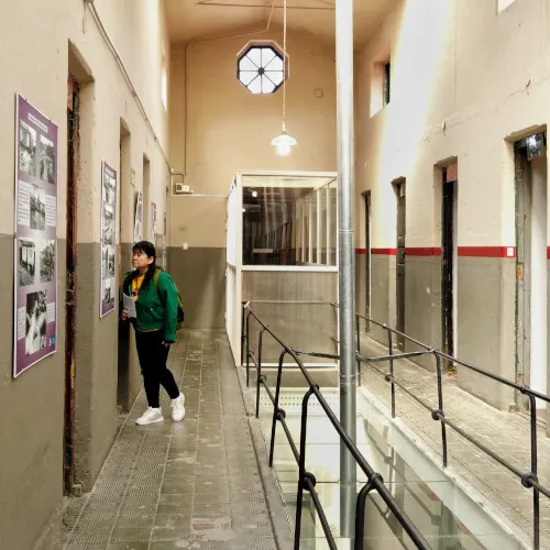 Prison museum corridor