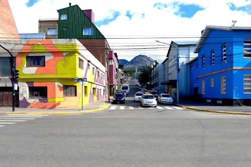 Ushuaia city side road