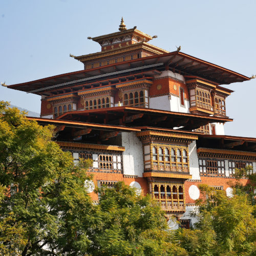 Punakha Dzong (15)-01 ourside view, trip to Bhutan