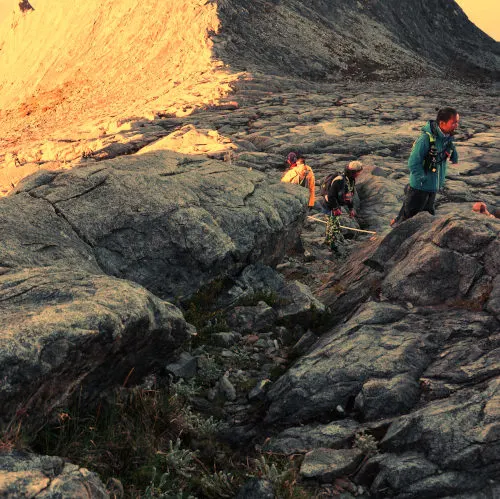 To and back from summit (25)-01 s, climb Mount Kinabalu