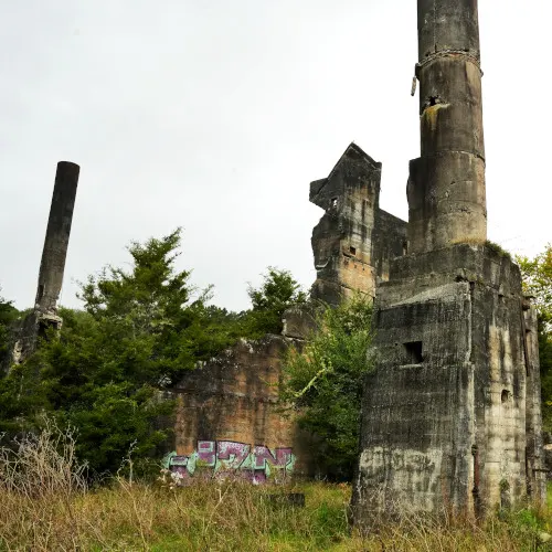 Cement works ruins