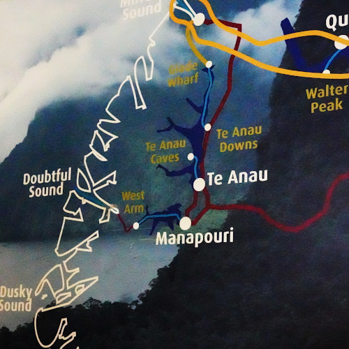 Doubtful Sound cruise map