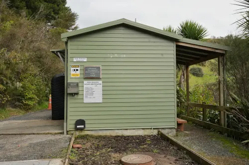 Blue Spring Putaruru In New Zealand pump station