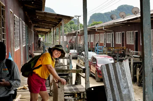 Iban longhouse