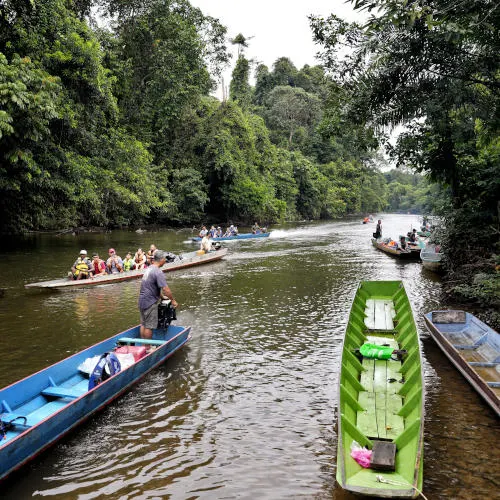 Penan handicraft center, Mulu