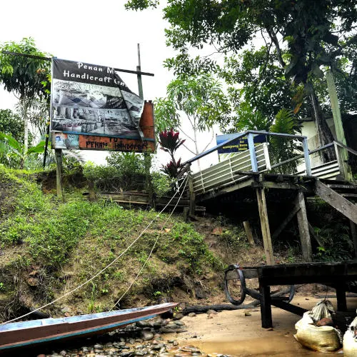 Penan handicraft center, Mulu