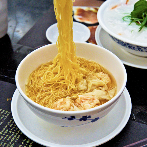 wonton noodles, hong kong foods