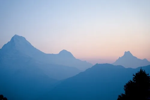 sunrise at poon hill