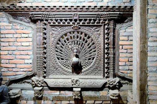peacock window ,Bhaktapur Durbar Square Nepal