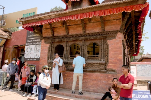 Purchase the entrance tickets to Bhaktapur Durbar Square