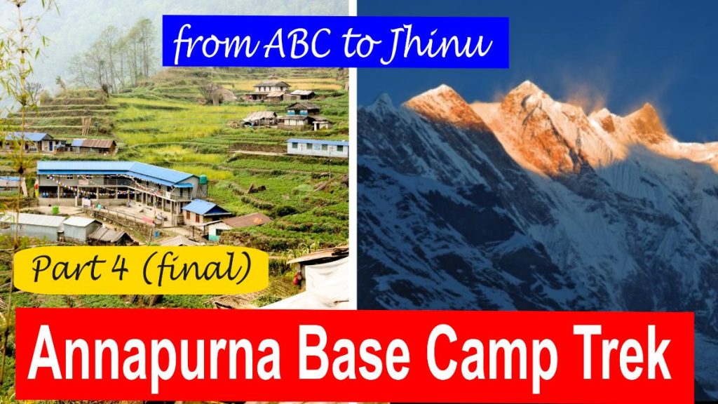 Annapurna base camp trek- ABC to Pokhara featured image