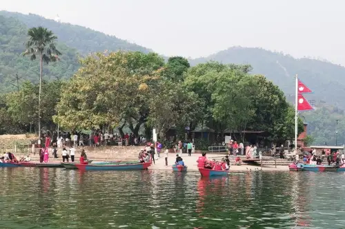 The Tal Barahi Temple is located on this small island

