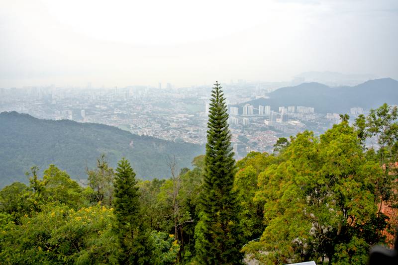 The panoramic view of Georgetown