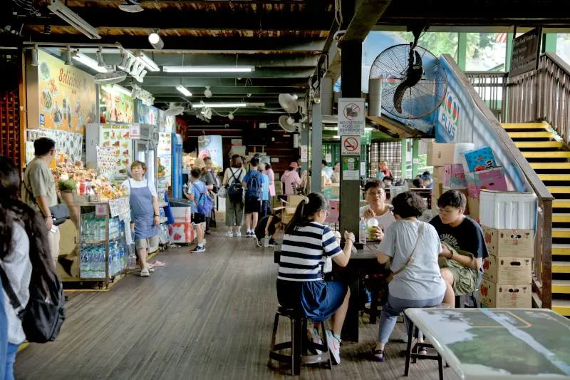 Inside the Cliff Cafe, Penang Hill