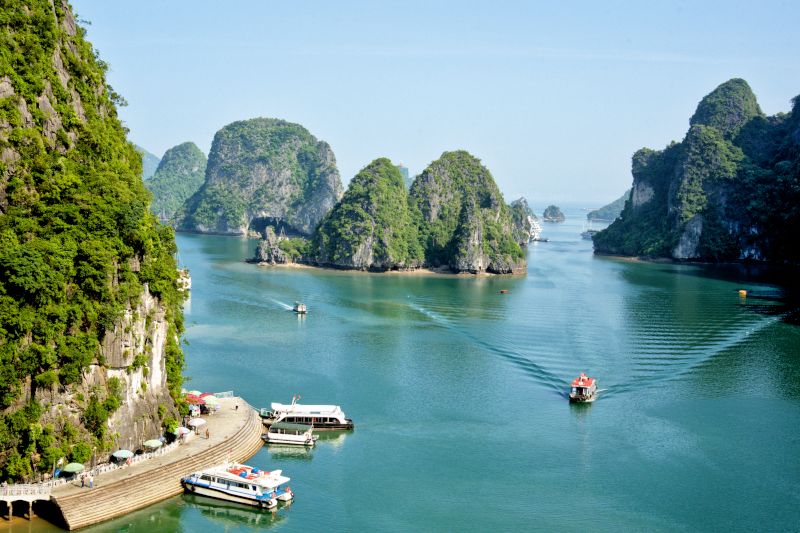 Top 3 Ha Long Bay attractions - Luan Cave, Titop Island, and Sung Sot Cave