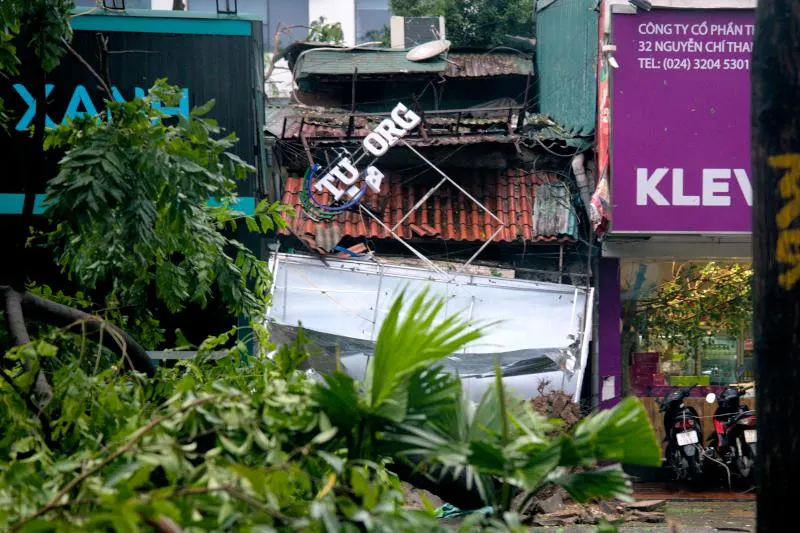 Hoan Kiem Lake i, Yagi typhoon