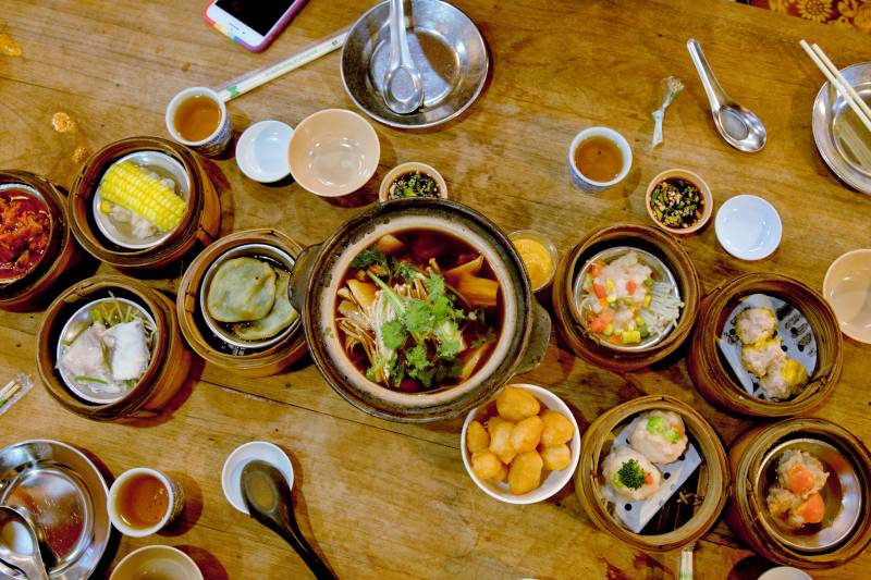 A variety of dim sum with Bak Kut Teh at the center, Eateries and restaurants in Hat Yai