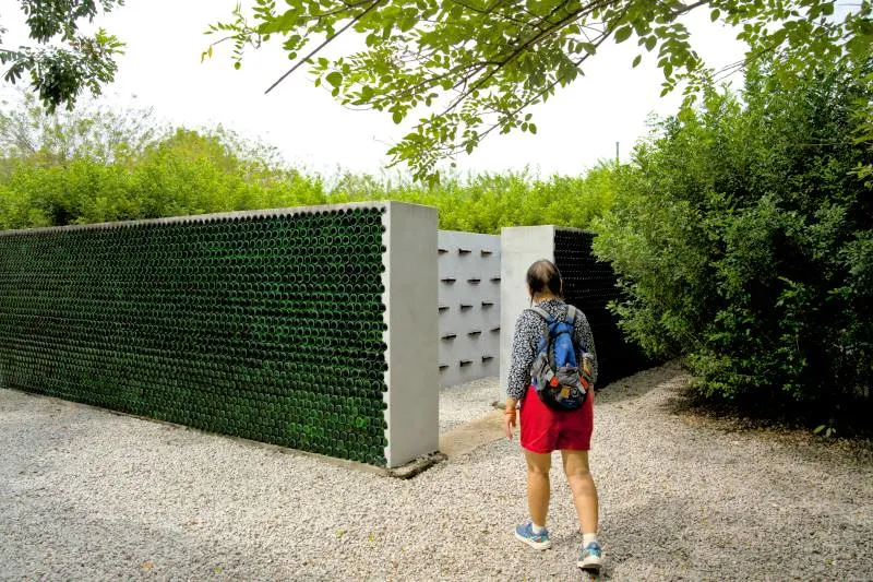 TT5 Maze Garden - made with botles