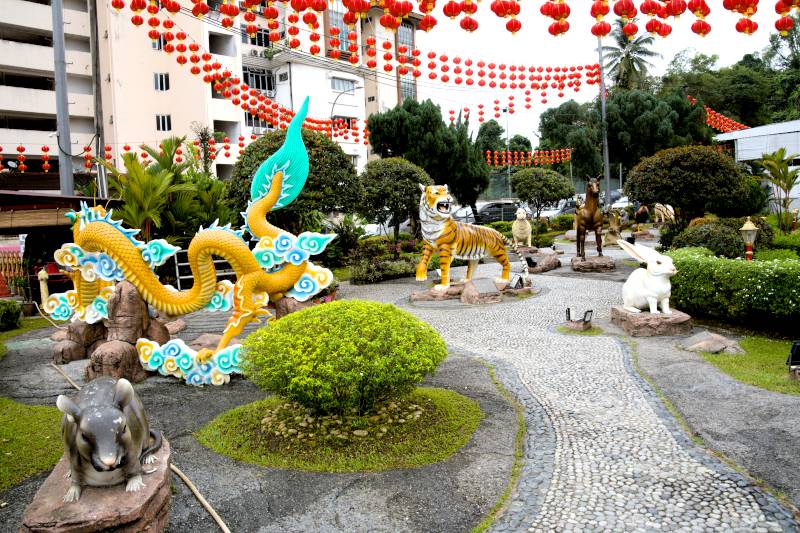 Thean Hou Temple Kuala Lumpur zodiac garden