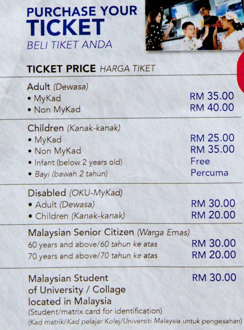 Melaka River Cruise ticket price