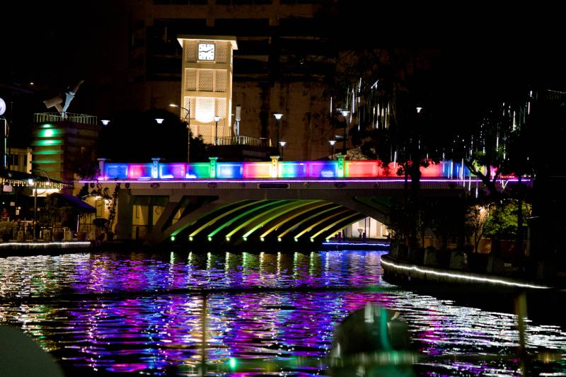 melaka night scene