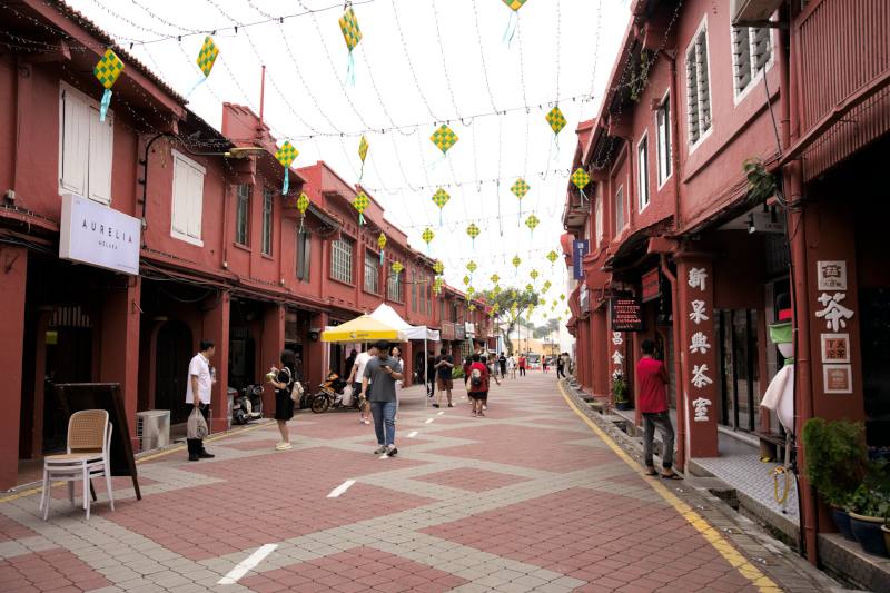What to see in Melaka, red square