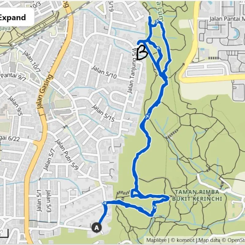 bukit gasing hiking trail