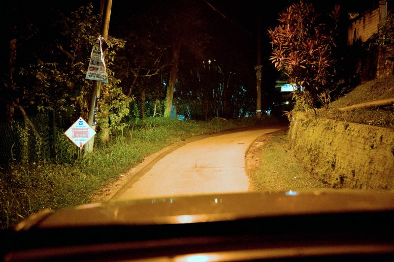 on the way to lembing rainbow waterfall