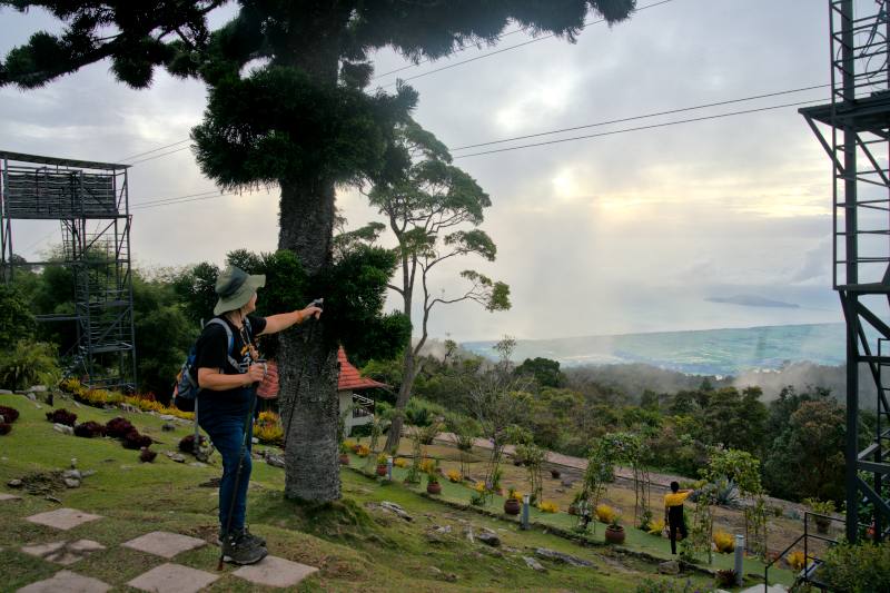jerai hill resort in the evening